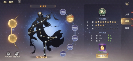 玄影3.5折角色系统