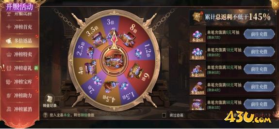 神域纪元高爆版开服活动