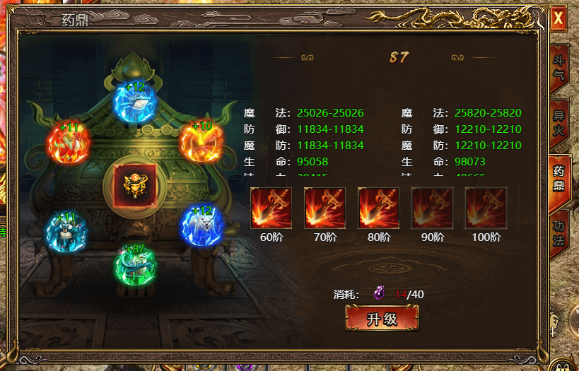 《上古战歌》药鼎系统