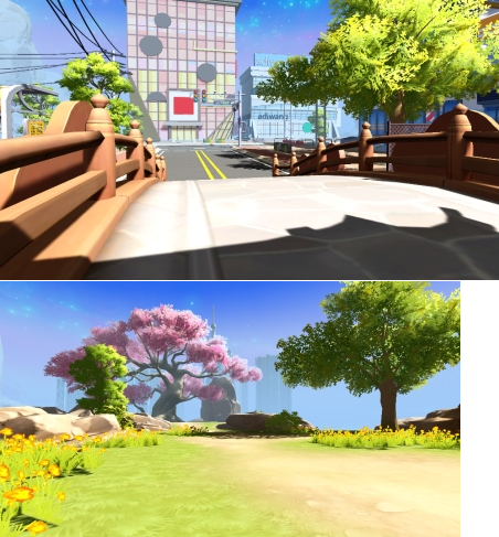 《异能都市》主要场景