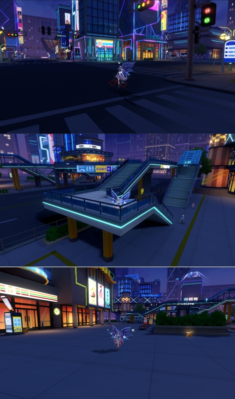 《异能都市》主要场景