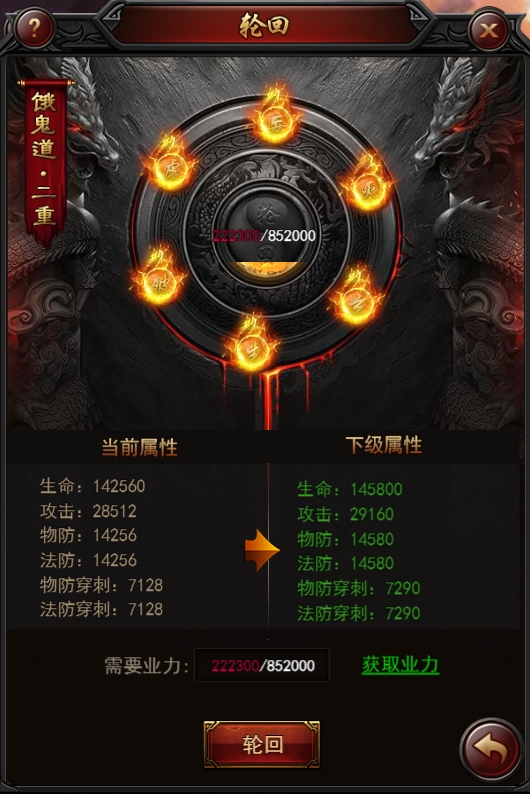 《决战沙邑》轮回系统