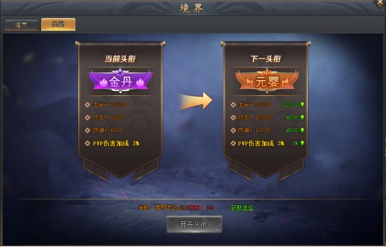 《全民仙战》头衔系统