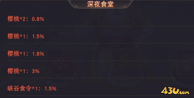 仙梦奇缘概率公示