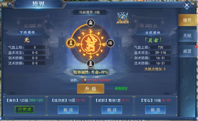 《唐门六道》境界系统