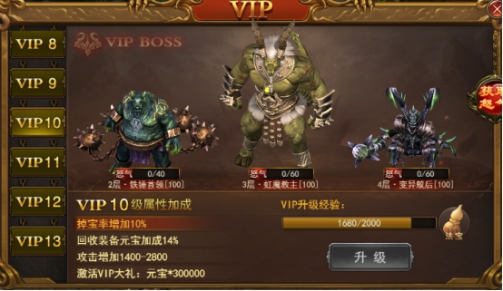《无双之王》VIP介绍 《无双之王》VIP介绍