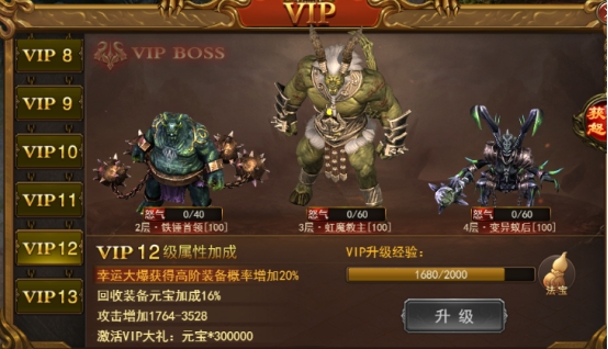 《无双之王》VIP介绍 《无双之王》VIP介绍
