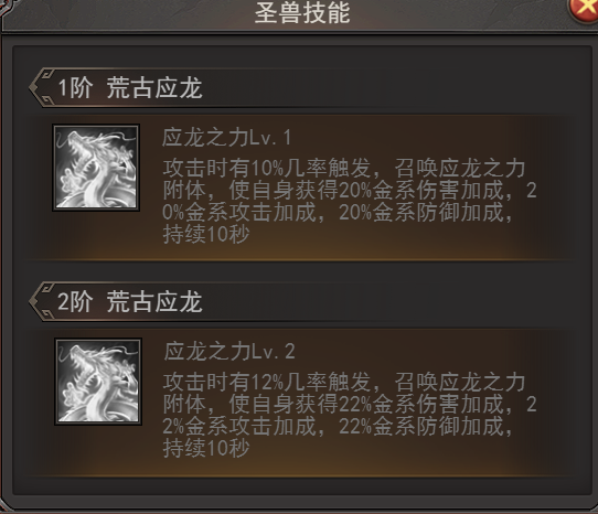 《王者之心2》五行圣兽-荒古应龙攻略