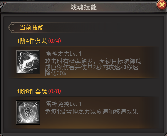 《王者之心2》雷神装备攻略